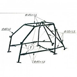 ROLL CAGE OMP AB/106/126